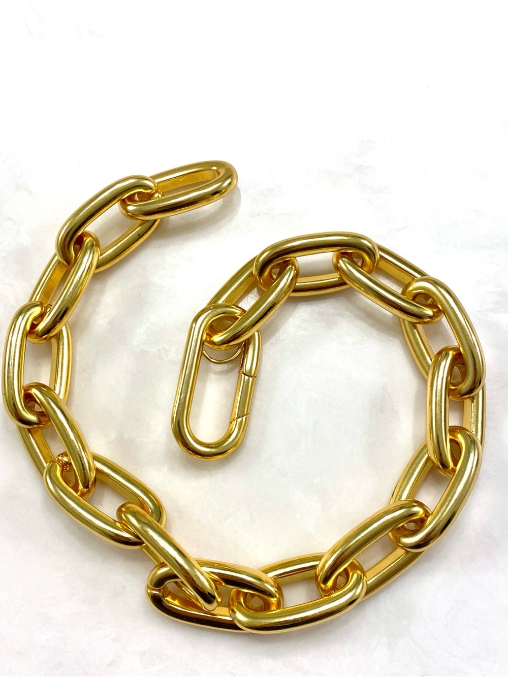 J. Crew Polished Gold Link Necklace - Picture 5 of 6
